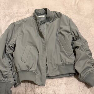 Uniqlo Mint Green Bomber Jacket